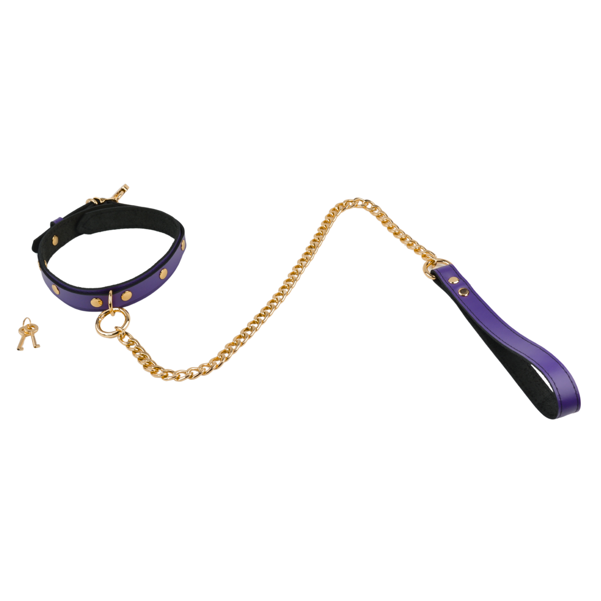 Purple Leather Day & Play Collar - USA