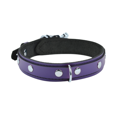 Purple Leather Day & Play Collar - USA