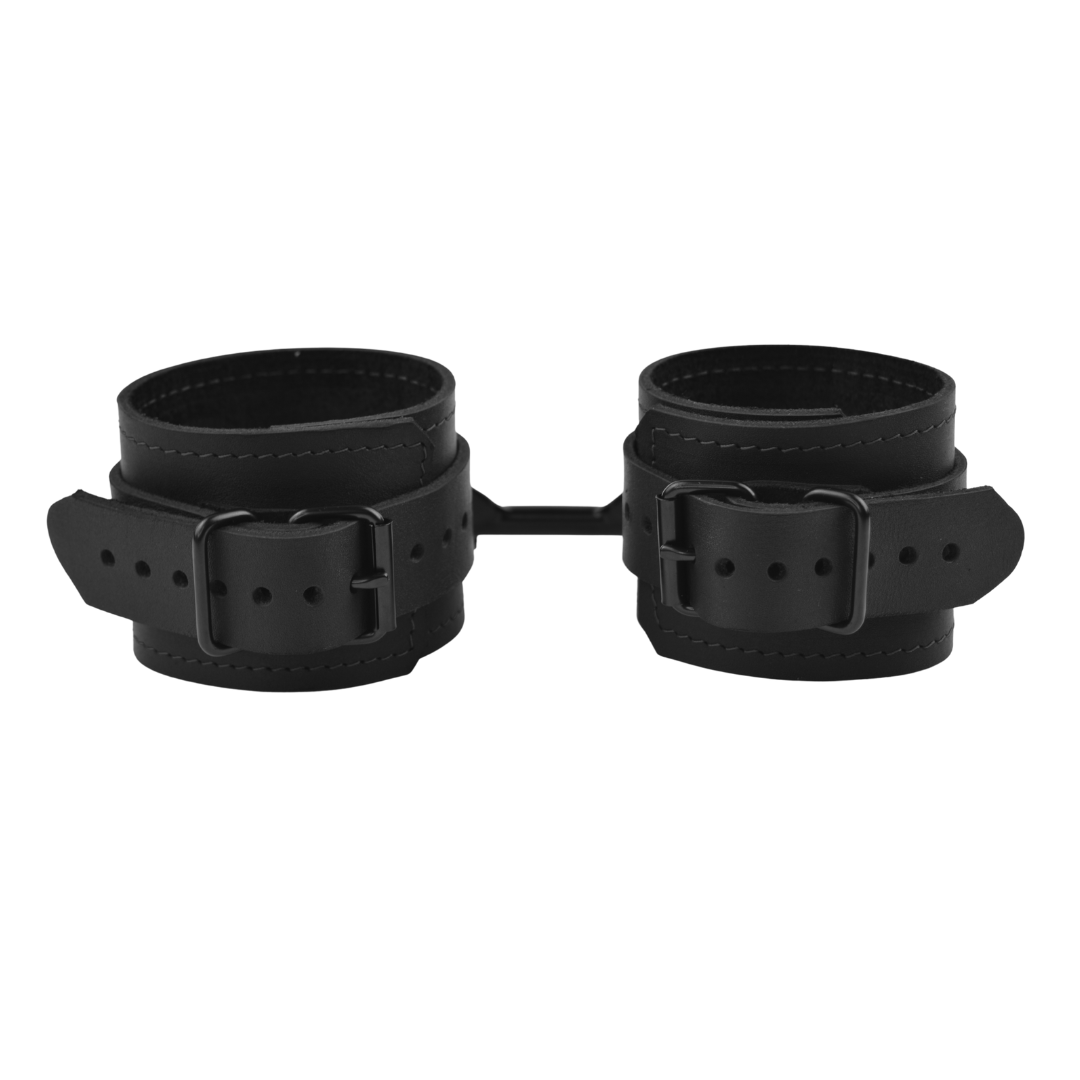 Vallera Leather Stitched Ankle Cuffs - USA