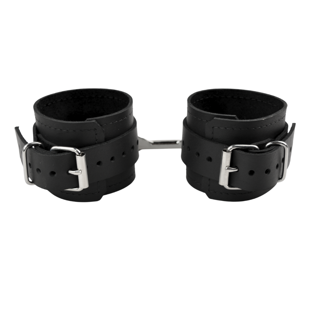 Vallera Leather Stitched Ankle Cuffs - USA