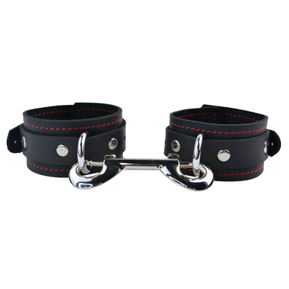 Vallera Leather Stitched Ankle Cuffs - USA