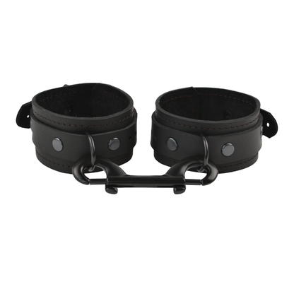 Vallera Leather Stitched Ankle Cuffs - USA