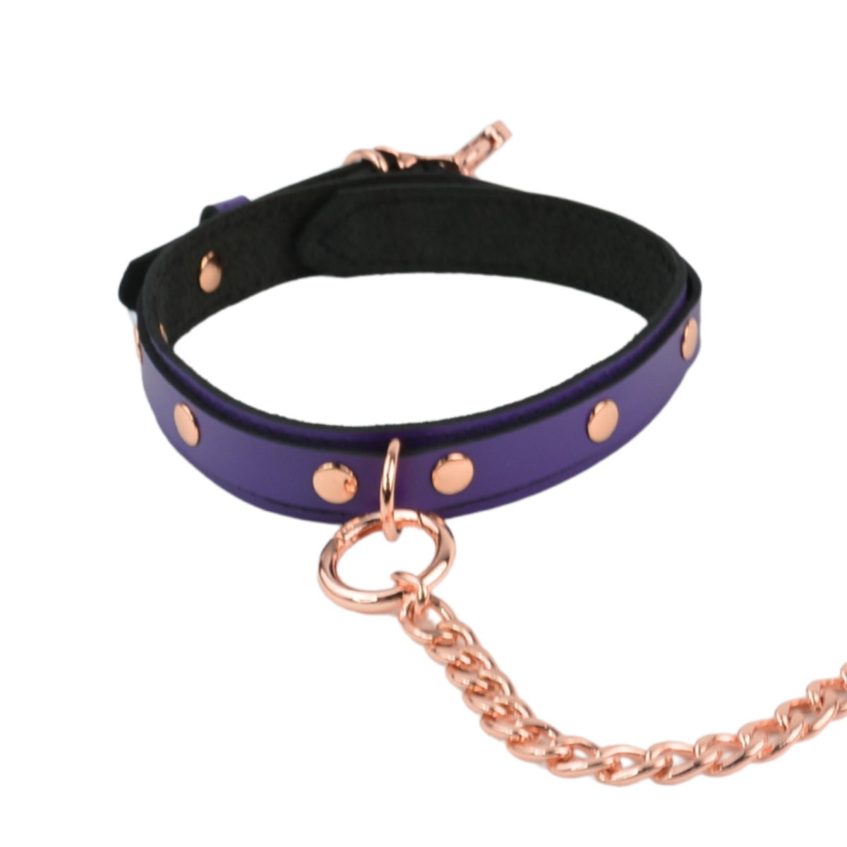 Purple Leather Day & Play Collar - USA